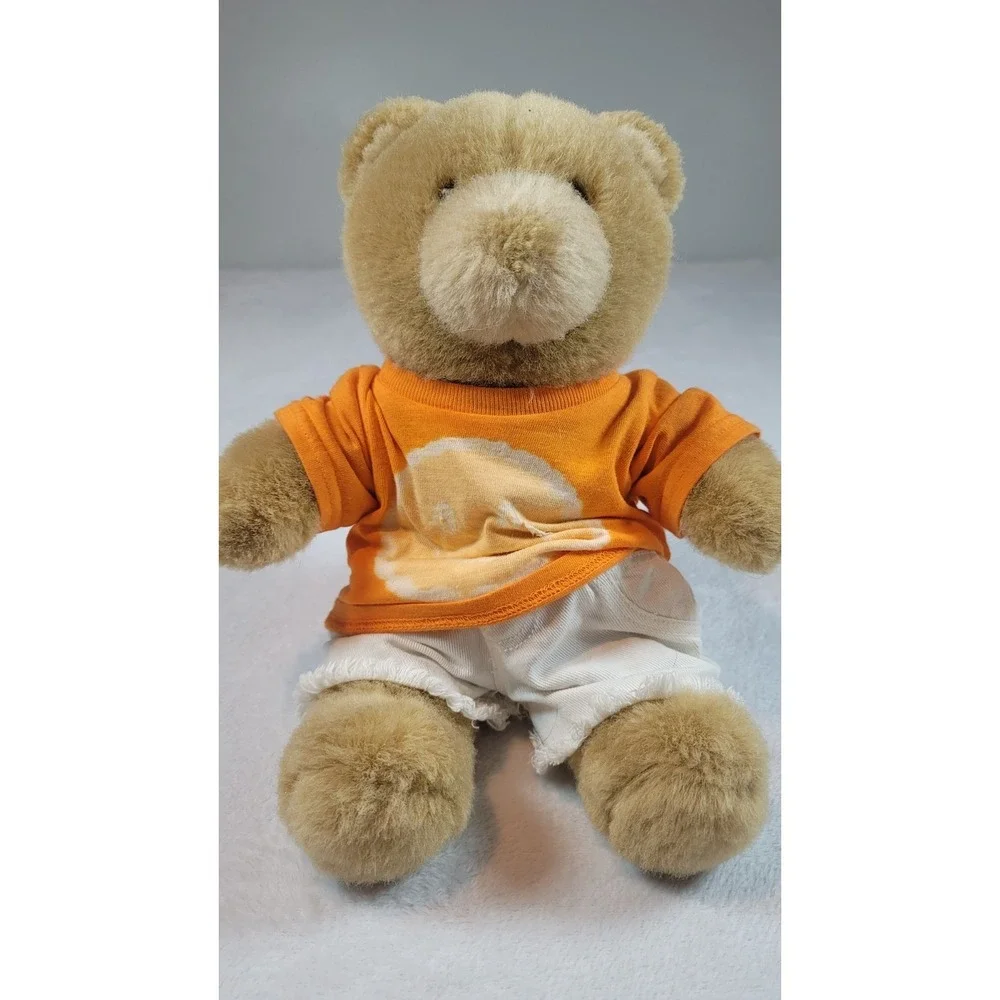 Vintage 2000 Build A Bear‎ Orange Smiley Tie Dye